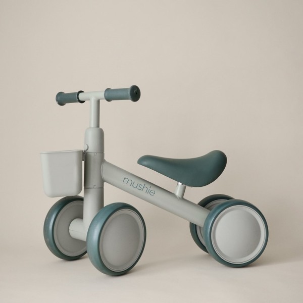 Mushie Mini Toddler Bike Sage rowerek balansowy dla dzieci 12m+