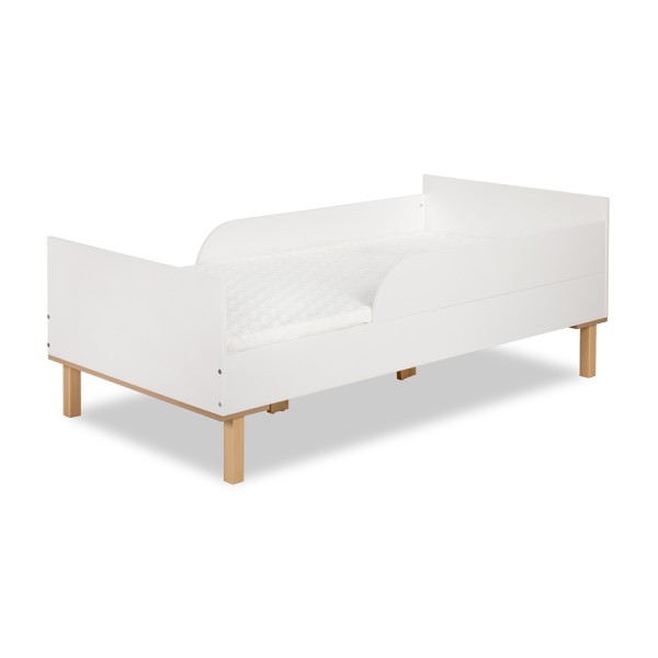 Łóżko dziecięce Laura 180x90 cm w kolorze biel-buk