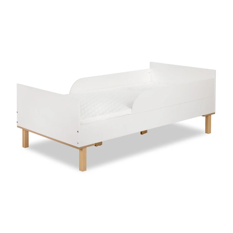 Łóżko dziecięce Laura 180x90 cm w kolorze biel-buk
