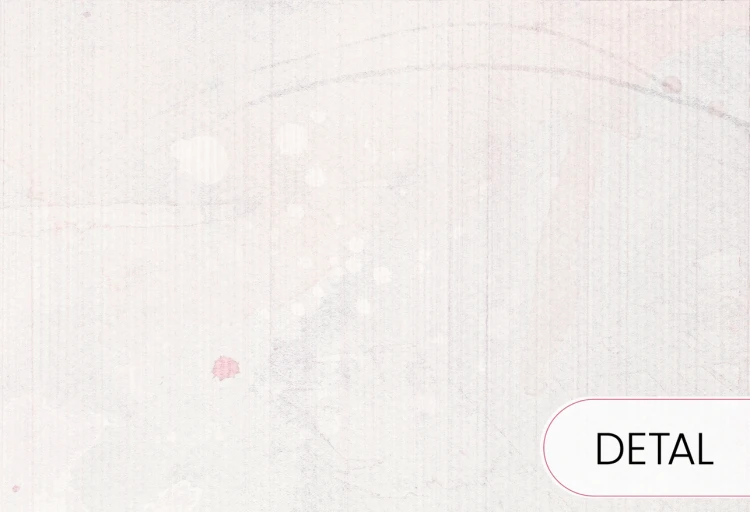 Tapeta ROSETTA - pink - romantyczna dziecięca tapeta z bukietem kwiatów