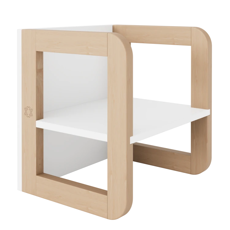 Mebel Montessori 9w1 z naturalnego drewna bukowego,
