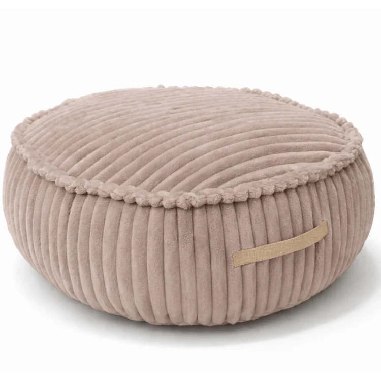Pebble Beige Pufa dziecięca z zdejmowanym pokrowcem do prania
