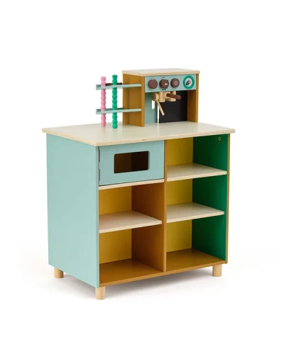 KID'S CONCEPT Drewniana kawiarnia do zabawy – zestaw małego baristy