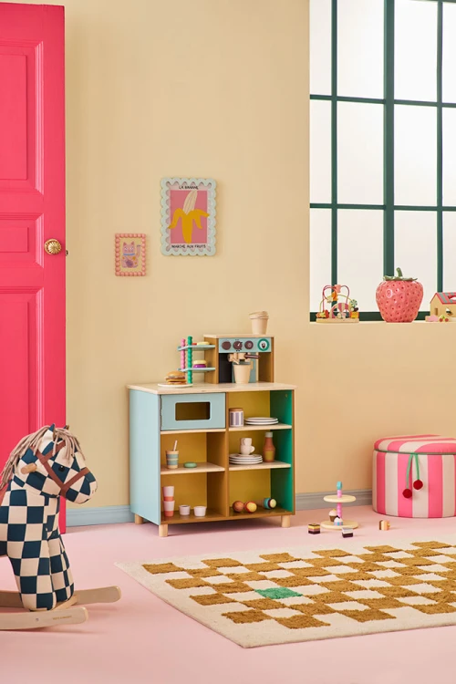 KID'S CONCEPT Drewniana kawiarnia do zabawy – zestaw małego baristy