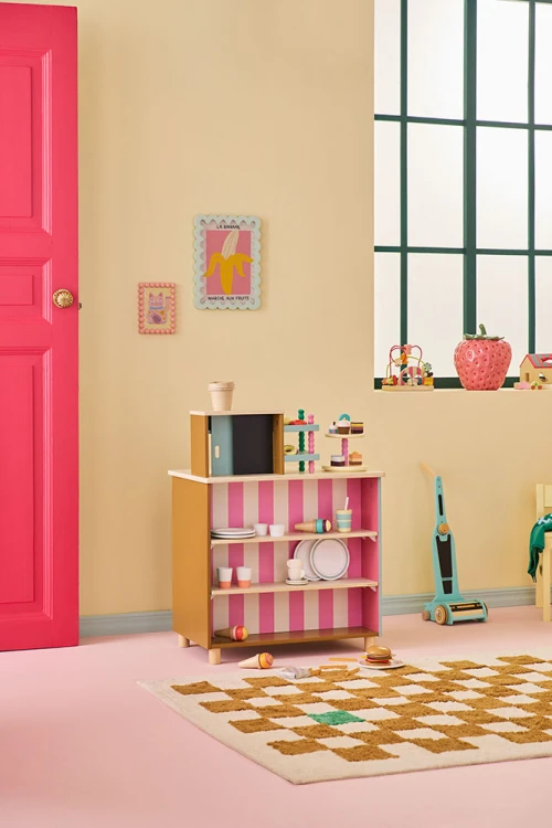 KID'S CONCEPT Drewniana kawiarnia do zabawy – zestaw małego baristy