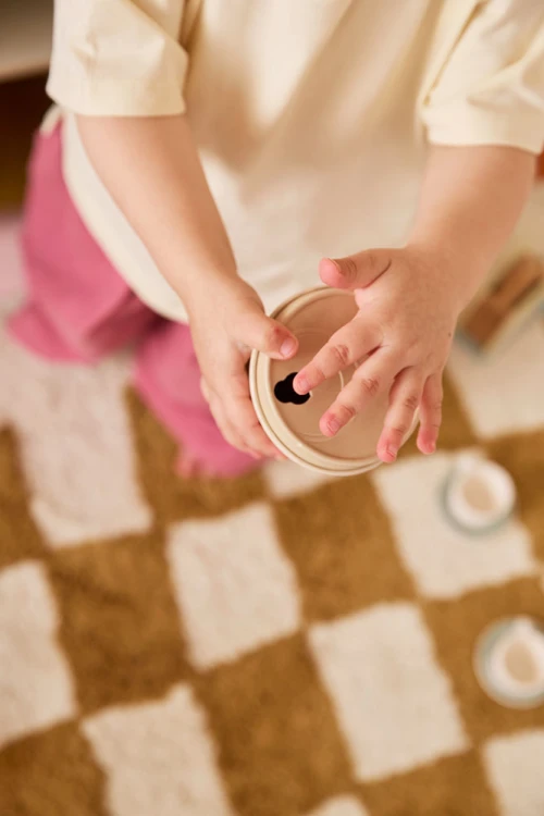 KID'S CONCEPT Drewniana kawiarnia do zabawy – zestaw małego baristy