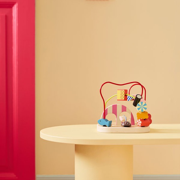 KID'S CONCEPT Edukacyjna pętla labirynt – drewniana przeplatanka Montessori