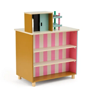 KID'S CONCEPT Drewniana kawiarnia do zabawy – zestaw małego baristy