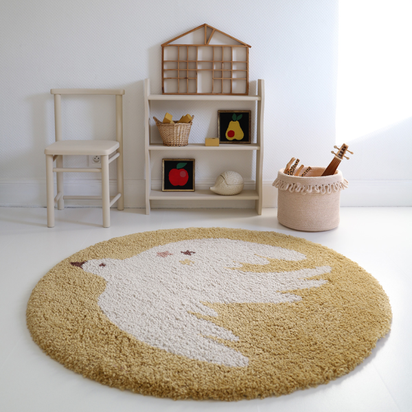 Dywan dziecięcy okrągły BOHEMIAN BIRD MIEL 120cm