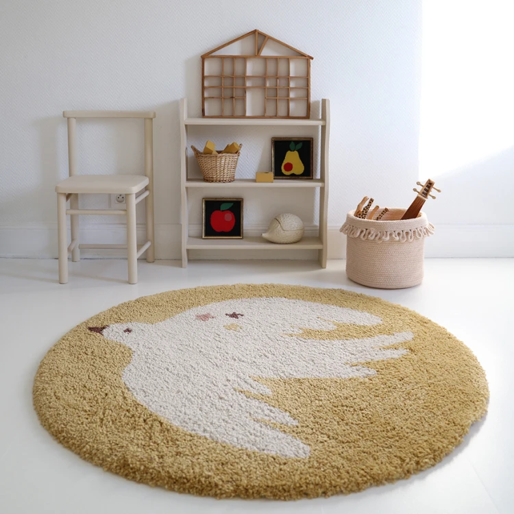 Dywan dziecięcy okrągły BOHEMIAN BIRD MIEL 120cm