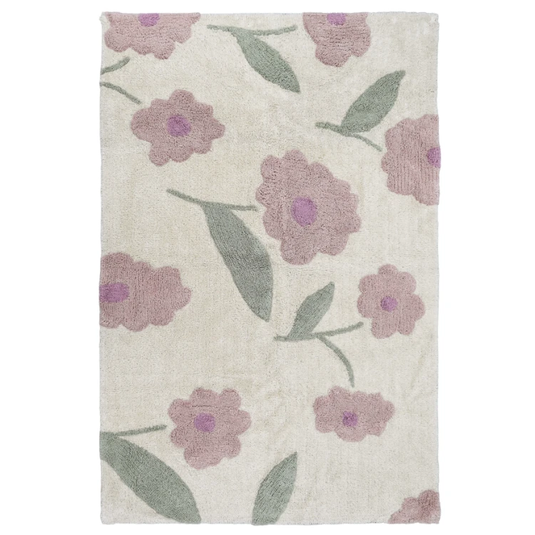 Dywan dziecięcy SUNNY FLOWERS ROSE 100x150cm