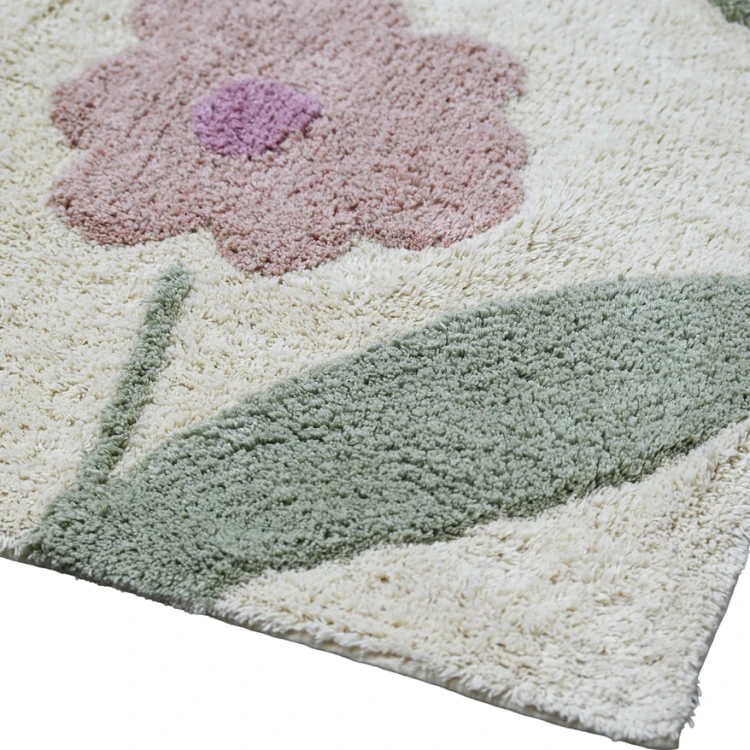 Dywan dziecięcy SUNNY FLOWERS ROSE 100x150cm