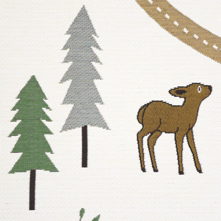 Mata dywanowa do zabawy dla dzieci LITTLE FOREST 123x180cm