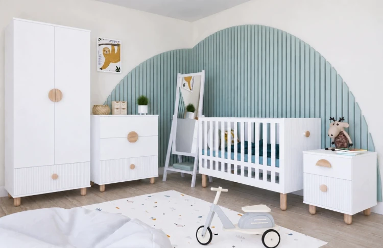 kolekcja mebli loft Biała