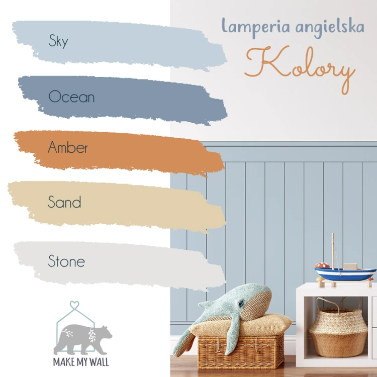 Naklejka Lamperia Angielska – wysoka listwa - Sky