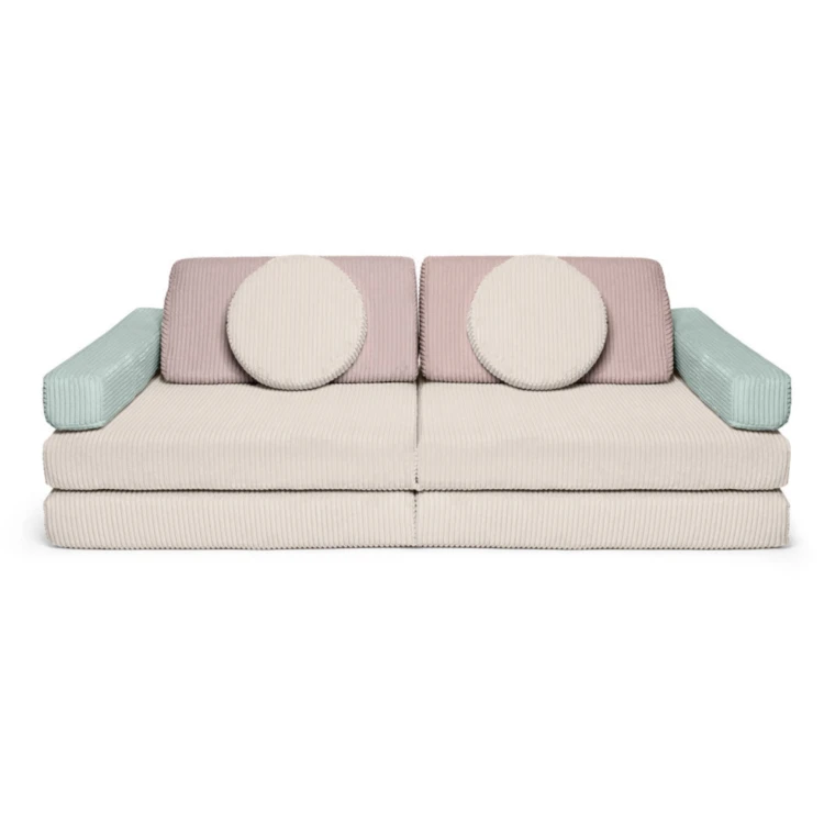 Modułowa sofa do pokoju dziecka plac zabaw Pure CORDUROY Lollipop