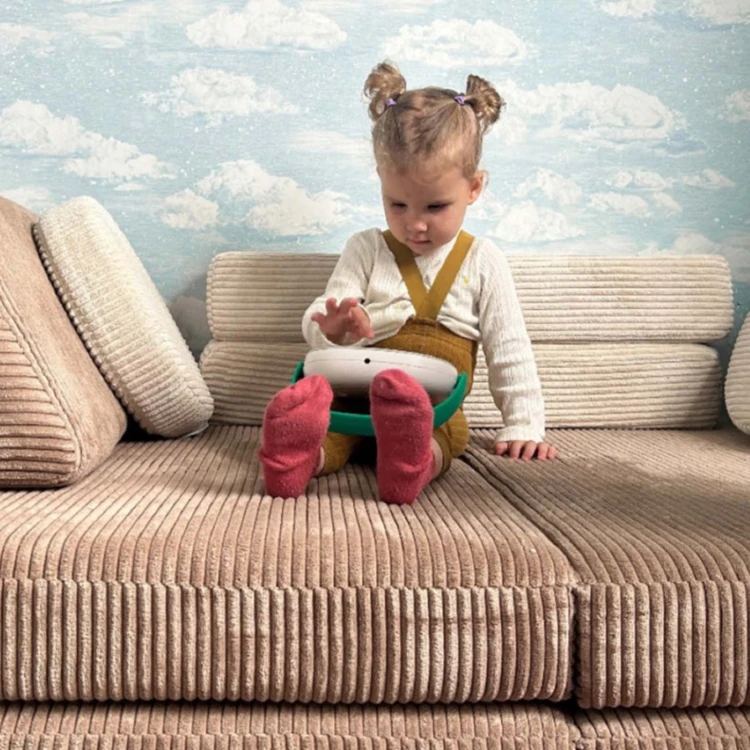 Modułowa sofa do pokoju dziecka plac zabaw Pure CORDUROY Cookie