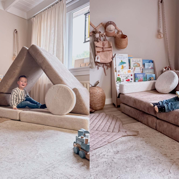 Modułowa sofa do pokoju dziecka plac zabaw Pure CORDUROY Cookie