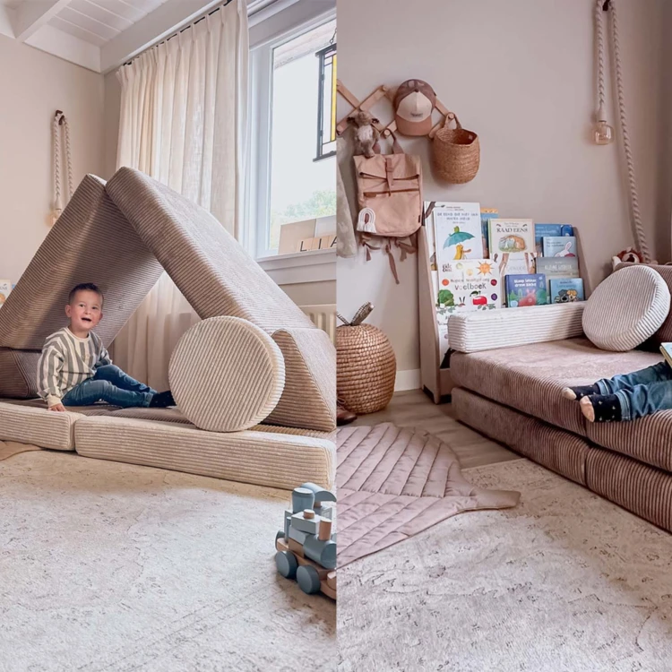 Modułowa sofa do pokoju dziecka plac zabaw Pure CORDUROY Cookie