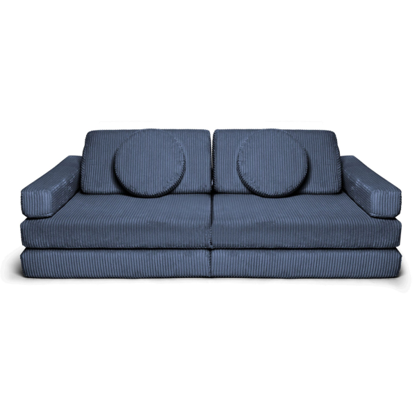 Modułowa sofa do pokoju dziecka plac zabaw Pure CORDUROY Blueberry