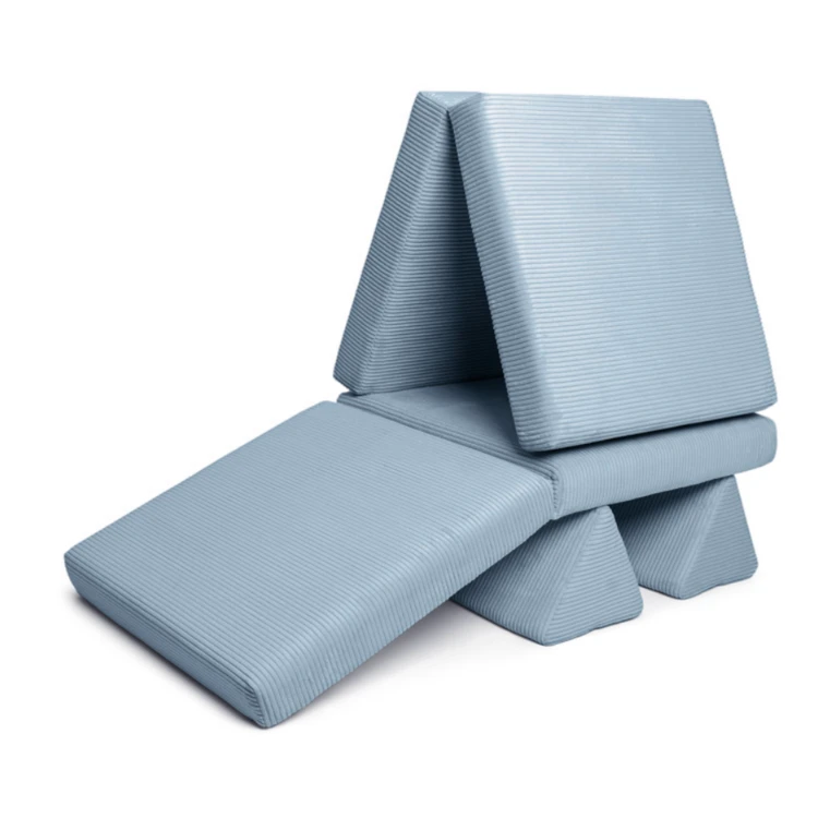 Modułowa sofa do pokoju dziecka plac zabaw Pure CORDUROY Sky Sugar