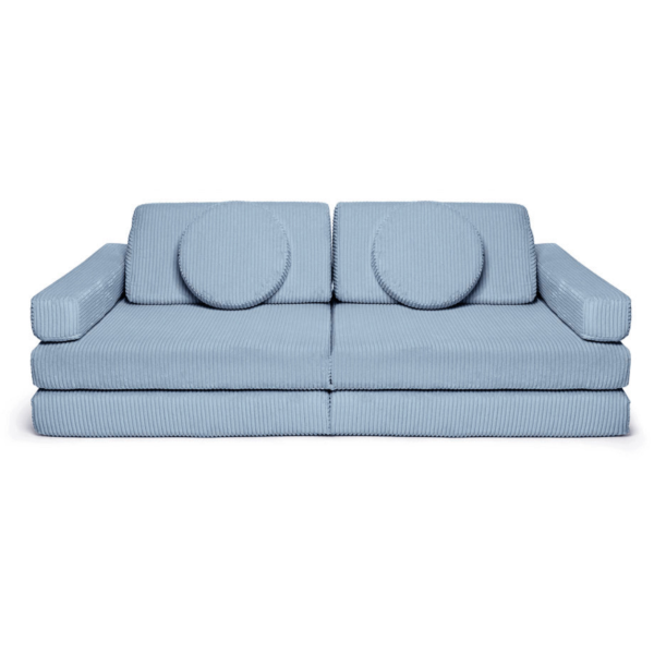Modułowa sofa do pokoju dziecka plac zabaw Pure CORDUROY Sky Sugar