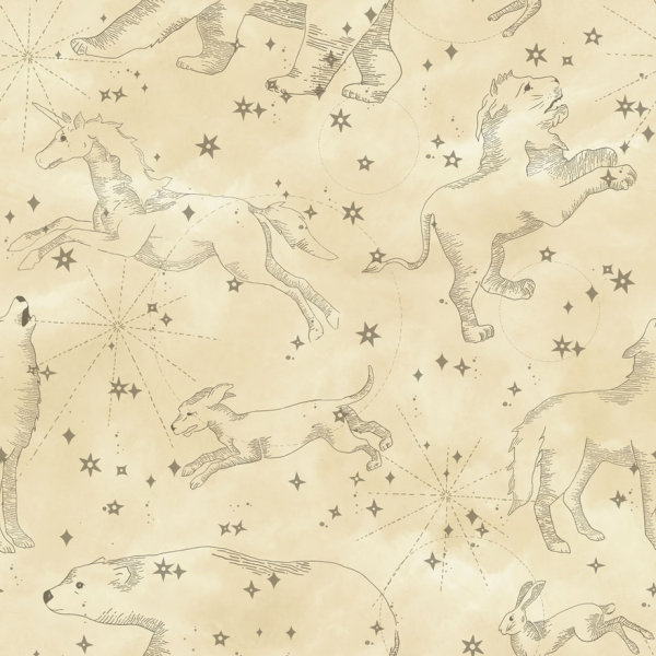 Tapeta do pokoju dla dziecka Constellations Light