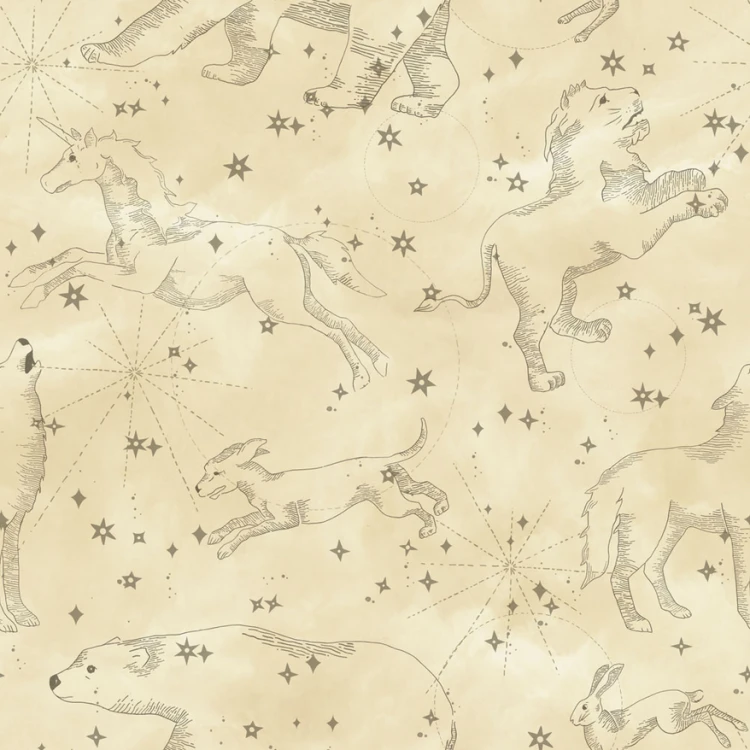 Tapeta do pokoju dla dziecka Constellations Light