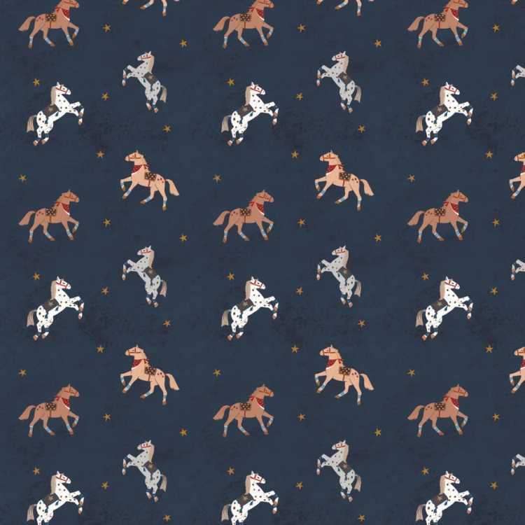 Tapeta do pokoju dla dziecka Spanish horses