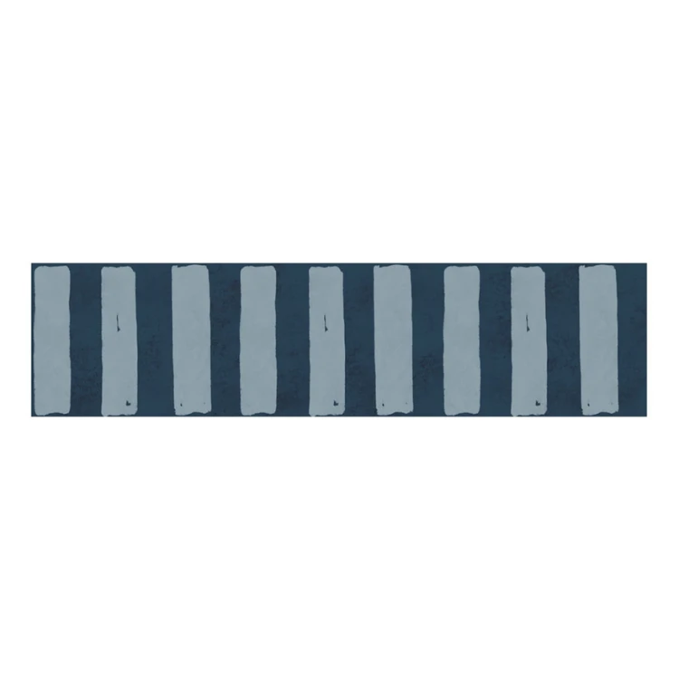 Pas tapetowy do pokoju dziecka Border Spanish Stripes Blue 100x25cm