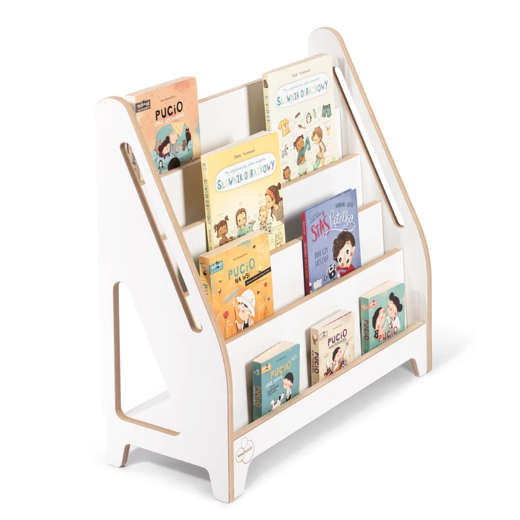 Biblioteczka Montessori dla dzieci LEA MAX biała