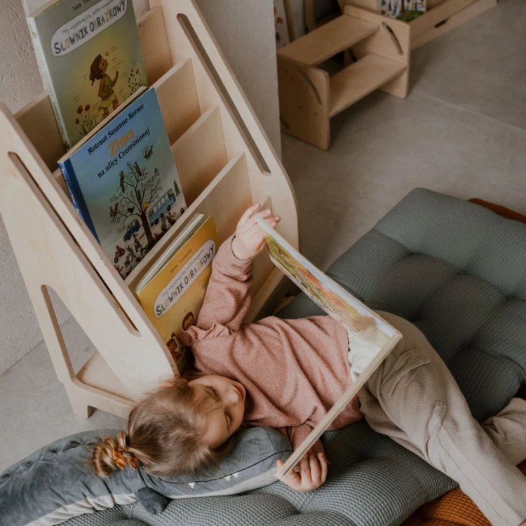 Biblioteczka Montessori dla dzieci LEA M biała