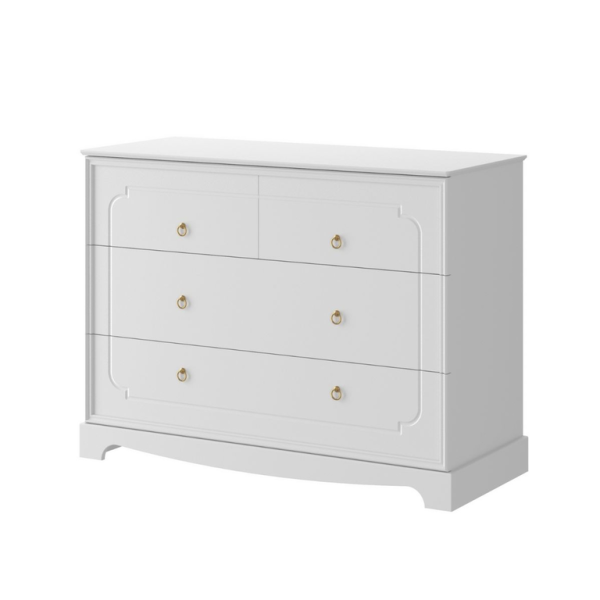 Komoda 4-szufladowa Bellamy Royal timeless white