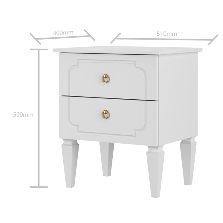 Szafka nocna Bellamy Royal timeless latte