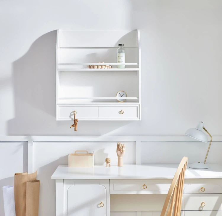 Półka ścienna z szufladką Bellamy Royal timeless white