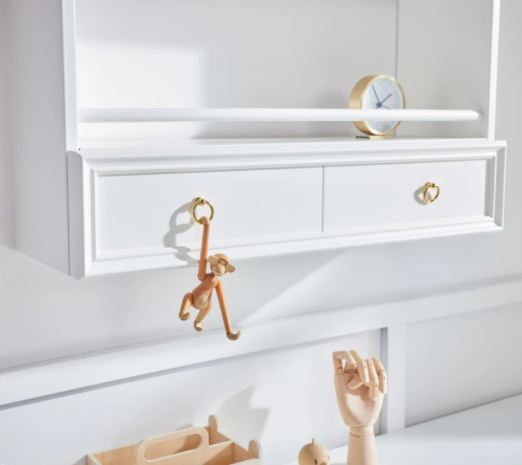 Półka ścienna z szufladką Bellamy Royal timeless white