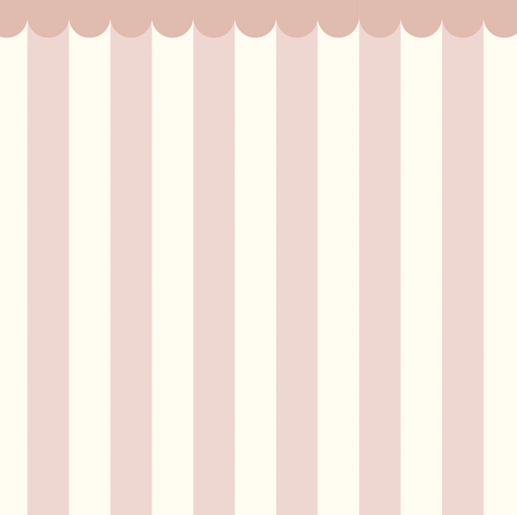 Tapeta do pokoju dziecięcego Funky paski pink