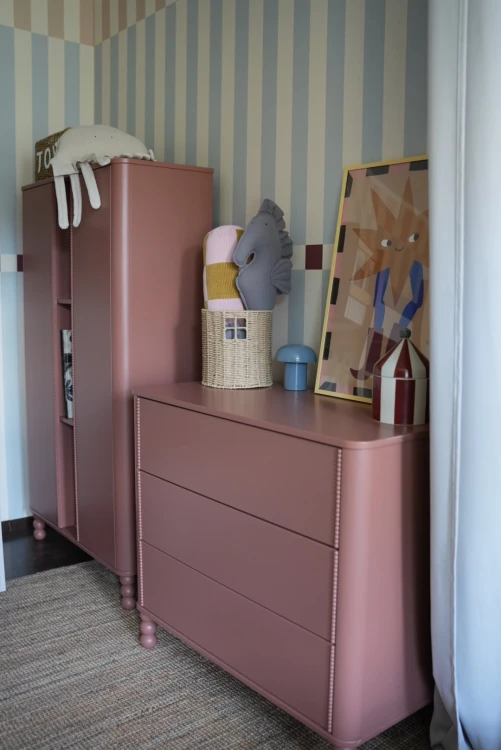 Komoda DOT Słoneczna Terakota – designerska komoda dziecięca