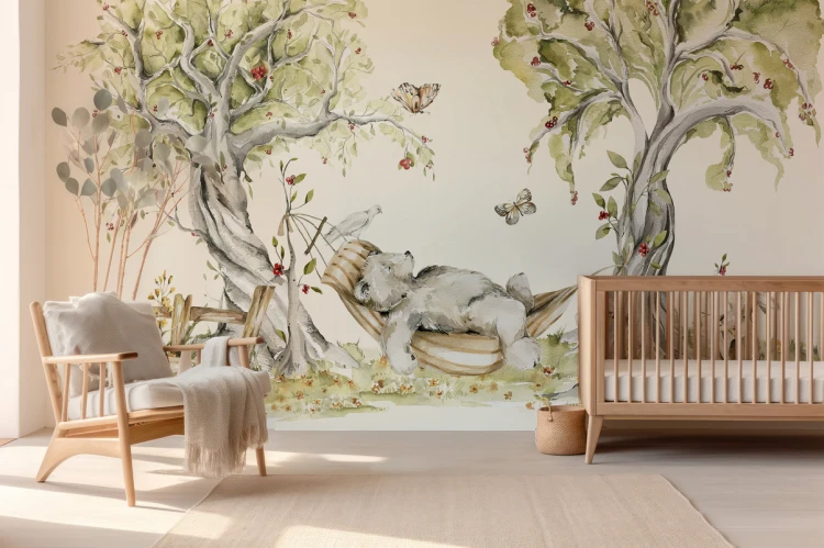 Tapeta do pokoju dziecięcego Mural Drzemka