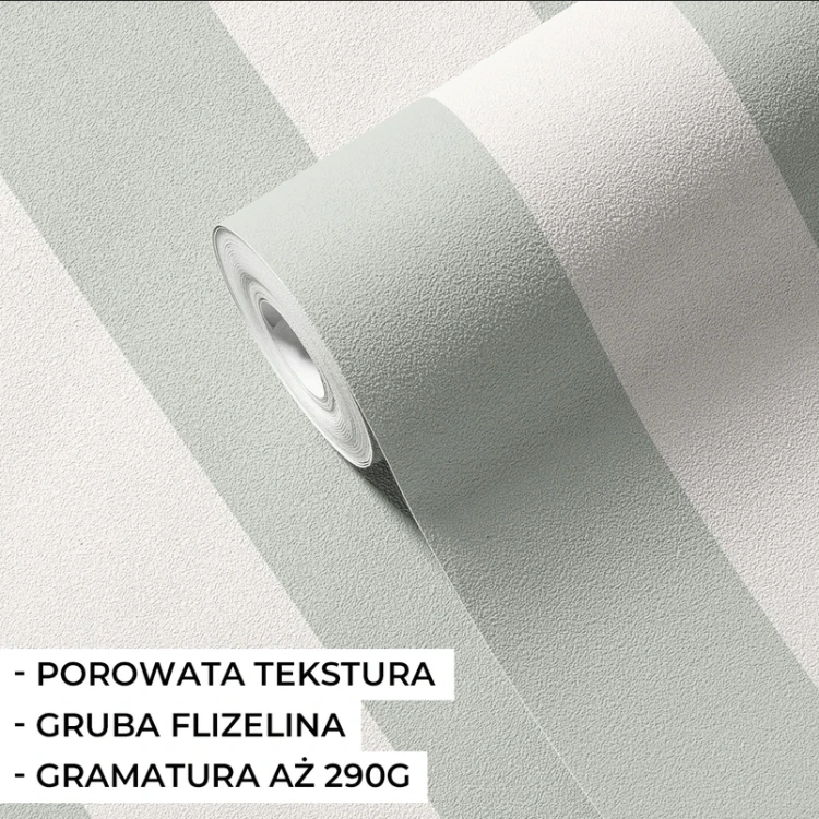 Tapeta do pokoju dziecka pasy matcha struktura