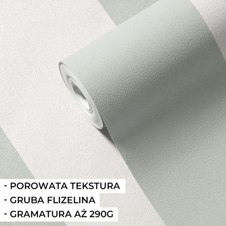 Tapeta do pokoju dziecka pasy matcha duże struktura