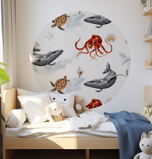 Naklejka do pokoju dziecka Ocean 60cm