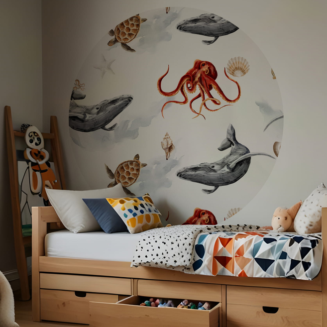 Naklejka do pokoju dziecka Ocean 60cm