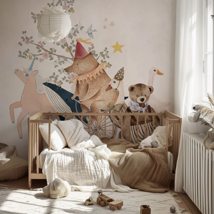 Tapeta do pokoju dziecięcego mural Cuties Deluxe
