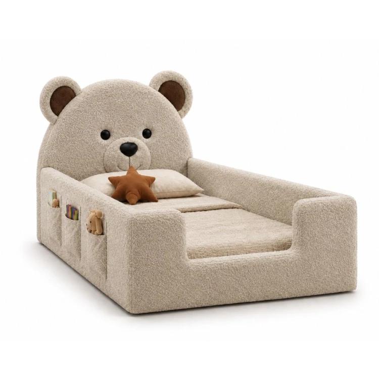 Zagłówek Miś TEDDY MINI z szeleszczącymi uszkami i noskiem