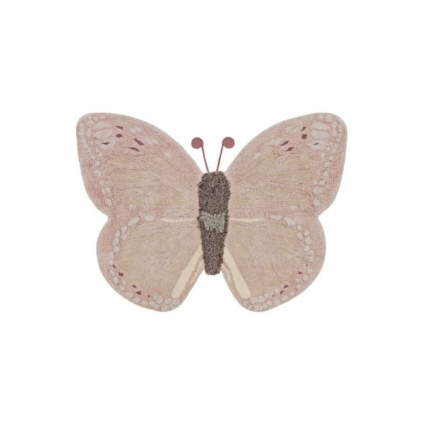 DYWAN DLA DZIEWCZYNKI MOTYL 120 x 90cm - LORENA CANALS