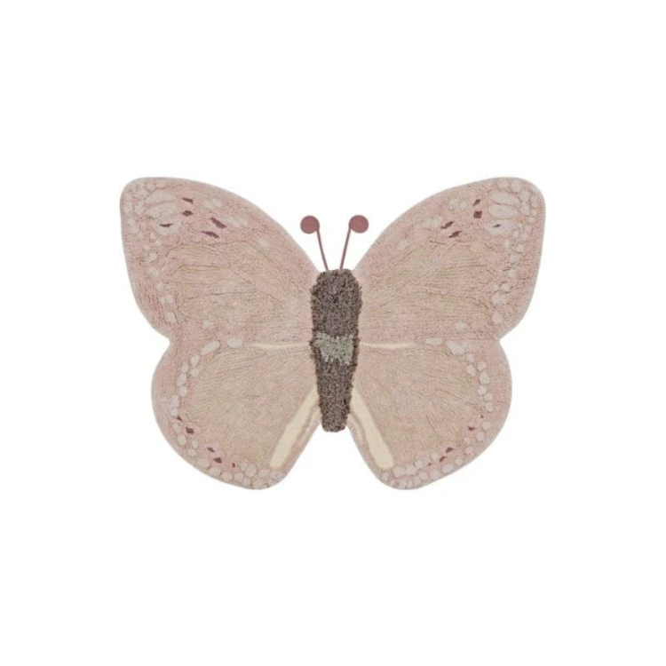 DYWAN DLA DZIEWCZYNKI MOTYL 120 x 90cm - LORENA CANALS