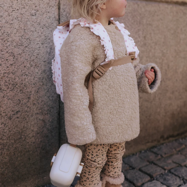 ZESTAW SZKOLNY Plecak BackPack MINI Petit River Rose + Butelka na wodę + Lunchbox - Rosy Bow Leo