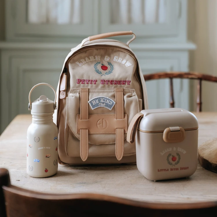 ZESTAW: Plecak BackPack MINI + Butelka na wodę + Lunchbox - Learn & Grow