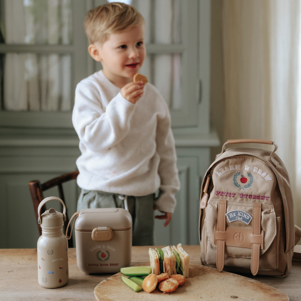 ZESTAW: Plecak BackPack MINI + Butelka na wodę + Lunchbox - Learn & Grow